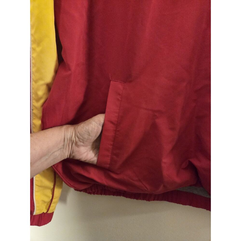 Iowa State Cyclones NCAA Authentic V-Neck Pullover Windbreaker Jacket XXL - Picture 5 of 10